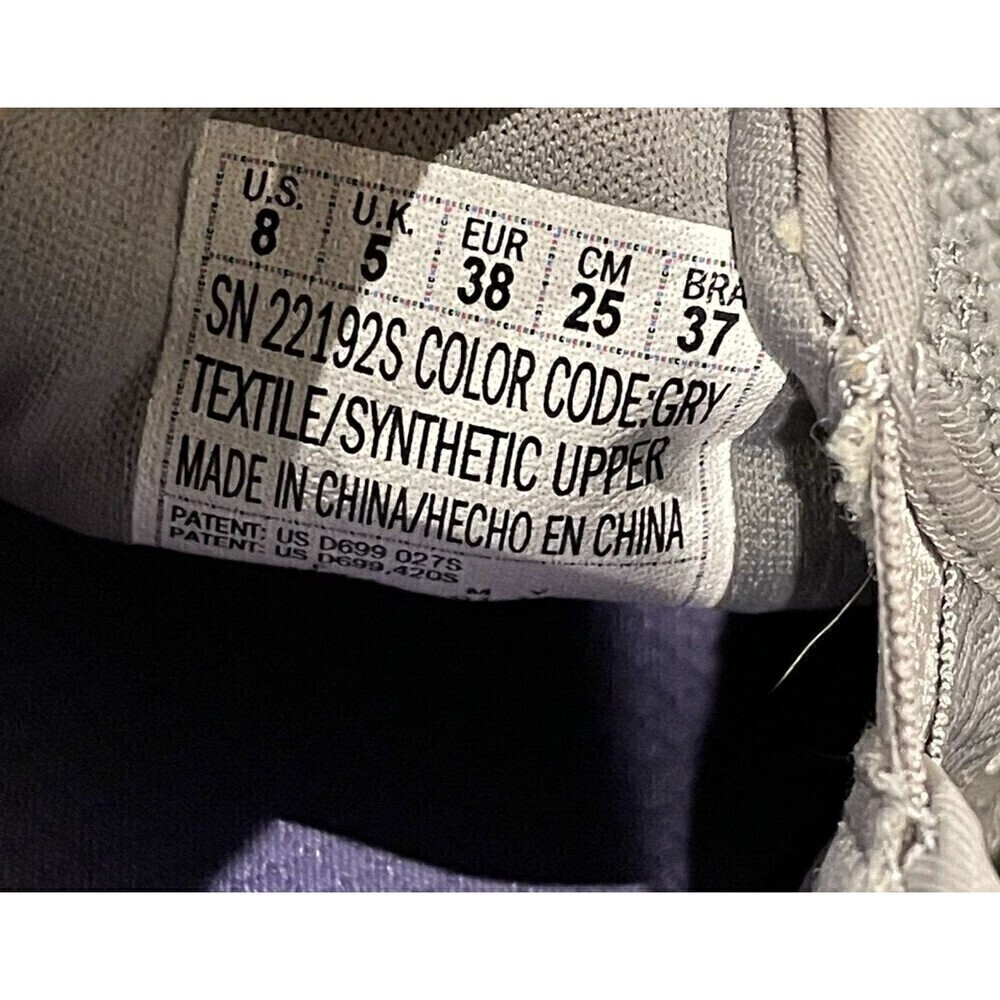 SKECHERS FLEX LITE Womens Size 8 Gray Air Cooled Memory Foam Comfort Shoe - Picture 8 of 9